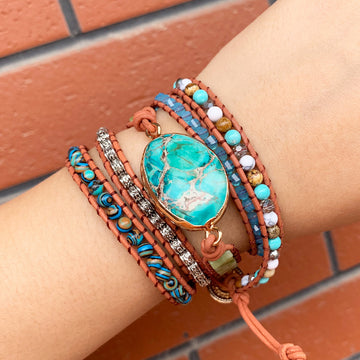 Signature Collection Layered Bead Bracelet Set Unisex