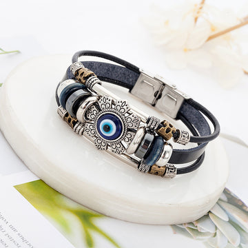 Brand Turkish Blue Eye Alloy Stainless Steel Bracelet Ltd