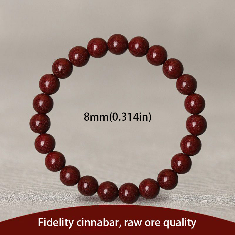 Brand Cinnabar Beads Bracelet Signature Edition Reserve