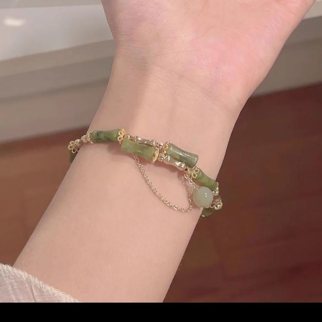 Women's Fashion Personalized Bamboo Beaded Bracelet