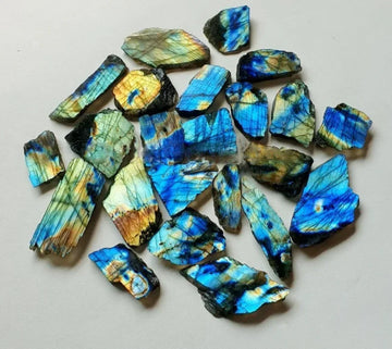 Choice Blue Labradorite Slab Polished For DIY Jewelry Making