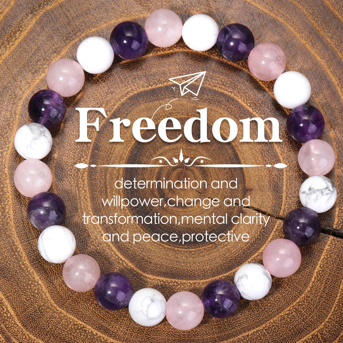 Sanshicn Natural Stone Bracelet With Protection For Women