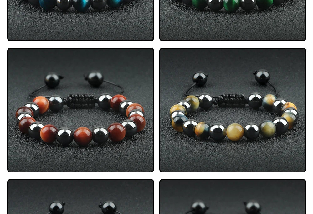 HT Gimini Tiger Eye Hematite Bracelet Limited Edition