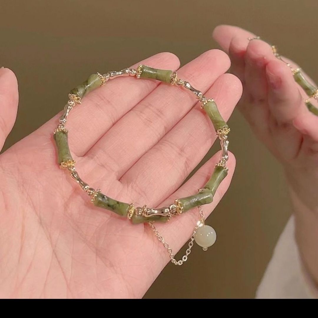 Women's Fashion Personalized Bamboo Beaded Bracelet