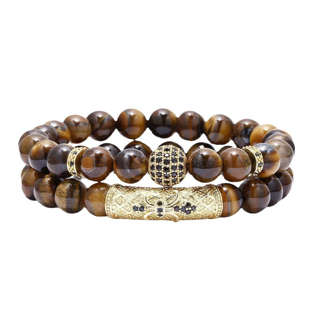 Premium Tiger Eye Bracelet Natural Stone For Unisex Gift