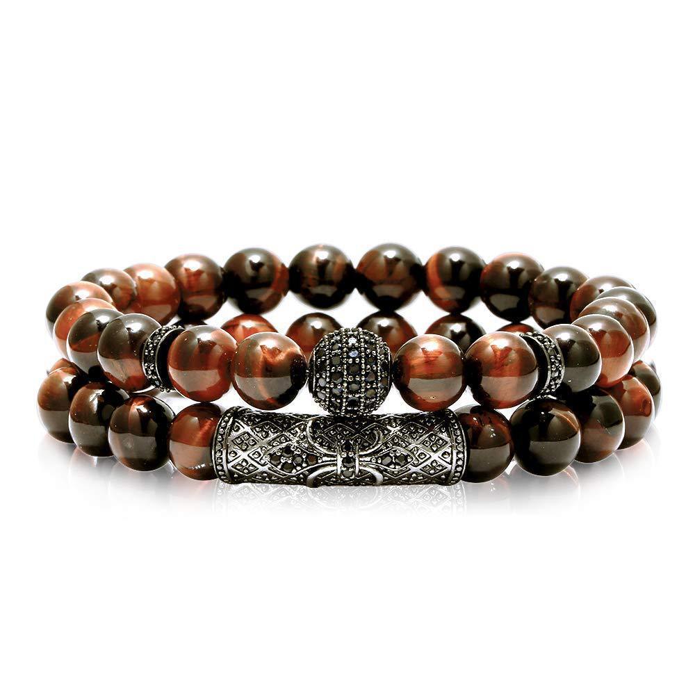 Premium Tiger Eye Bracelet Natural Stone For Unisex Gift