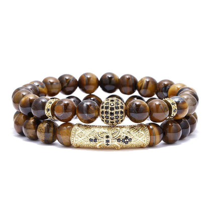 Premium Tiger Eye Bracelet Natural Stone For Unisex Gift