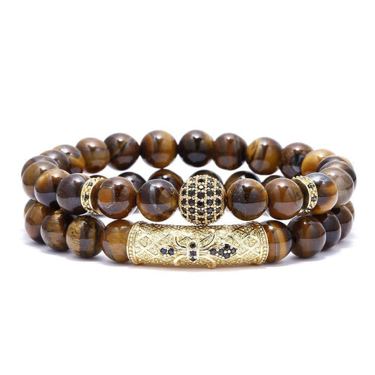 Premium Tiger Eye Bracelet Natural Stone For Unisex Gift
