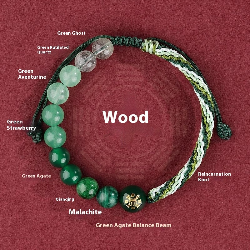 Five Elements Balance Bracelet Duobao Woven Hand Strap Happy To Use