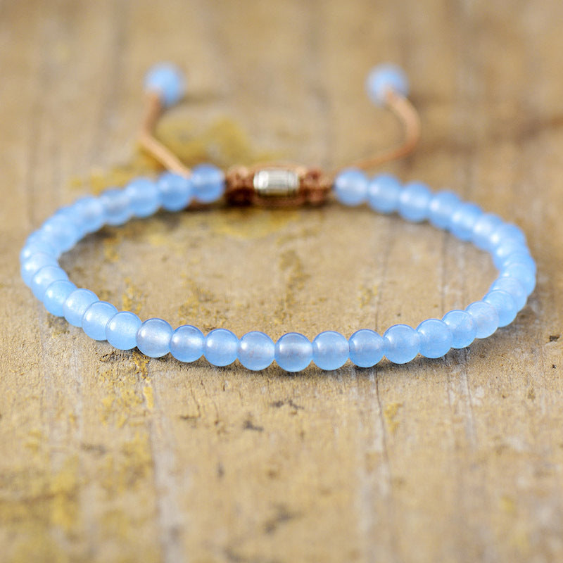 Tourmaline Beaded Bracelet with Heart Shape Unisex