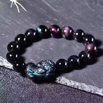 Obsidian Crystal Ice Bracelet Limited Edition Unisex