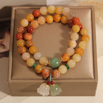 Brand Natural Jinsi Jade Multi Layer Bracelet Exclusive