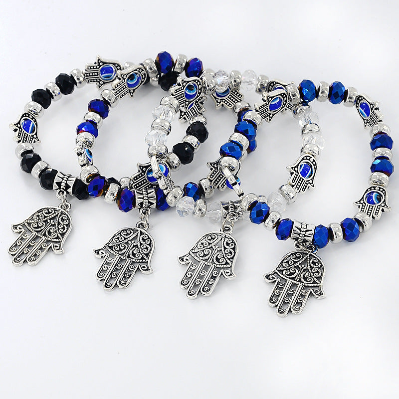 Devil's Eye Beaded Bracelet Alloy Gem Inlays Exclusive