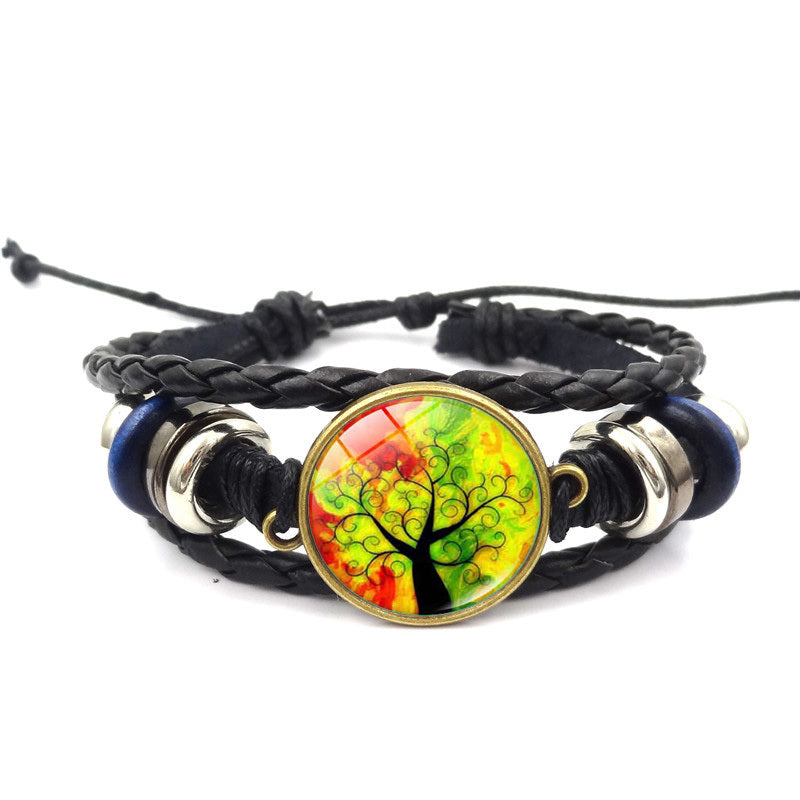 Tree Of Life Leather Bracelet Multilayer Exclusive Design