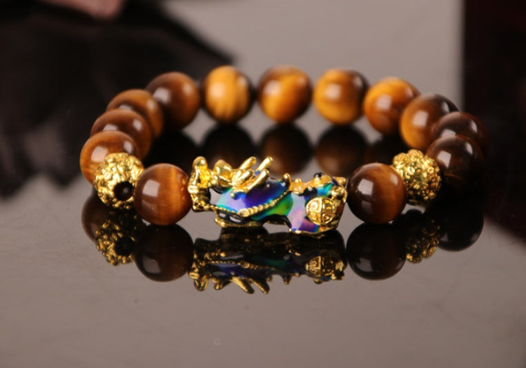 Pixiu Bracelet 3D Gold Plated Luxe Exclusive Crystal Studded