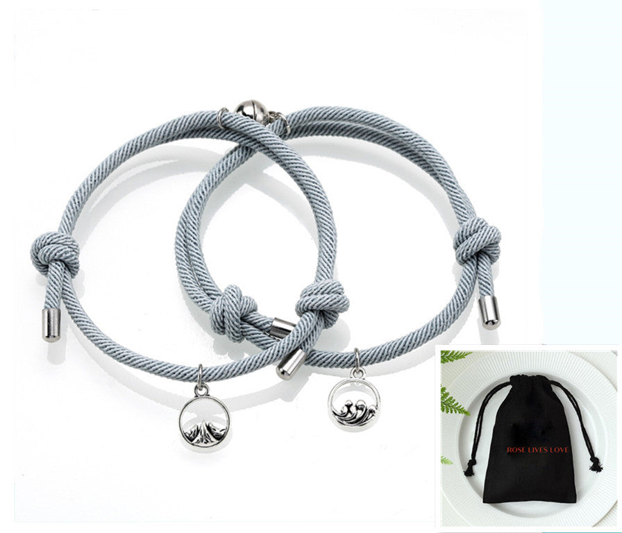 Brand Handwoven Ancient Silver Love Vows Bracelet Limited