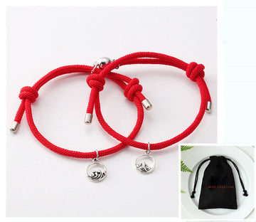 Brand Handwoven Ancient Silver Love Vows Bracelet Limited