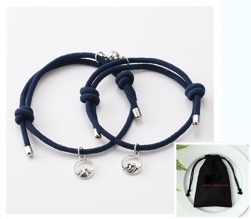 Brand Handwoven Ancient Silver Love Vows Bracelet Limited