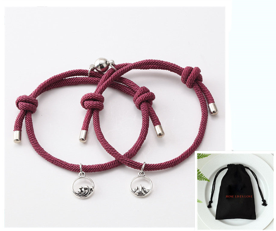 Brand Handwoven Ancient Silver Love Vows Bracelet Limited