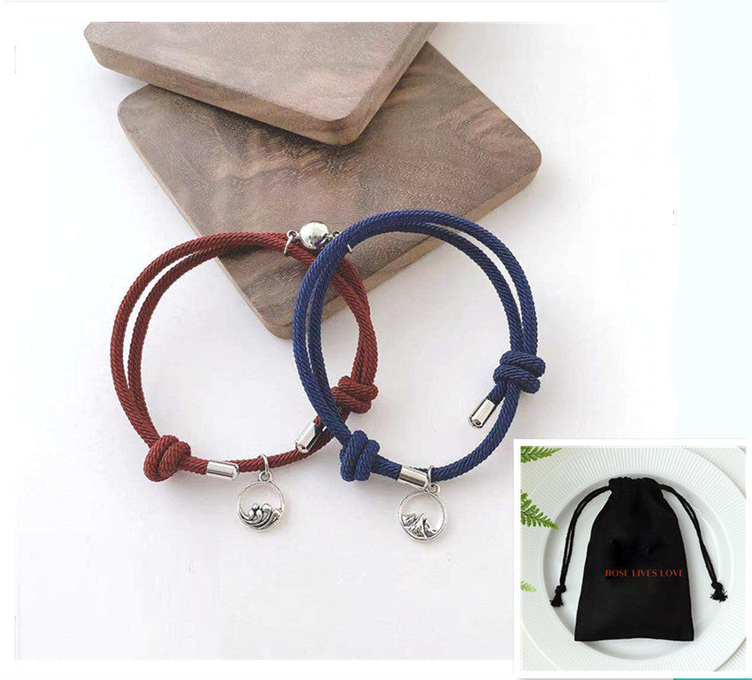 Brand Handwoven Ancient Silver Love Vows Bracelet Limited