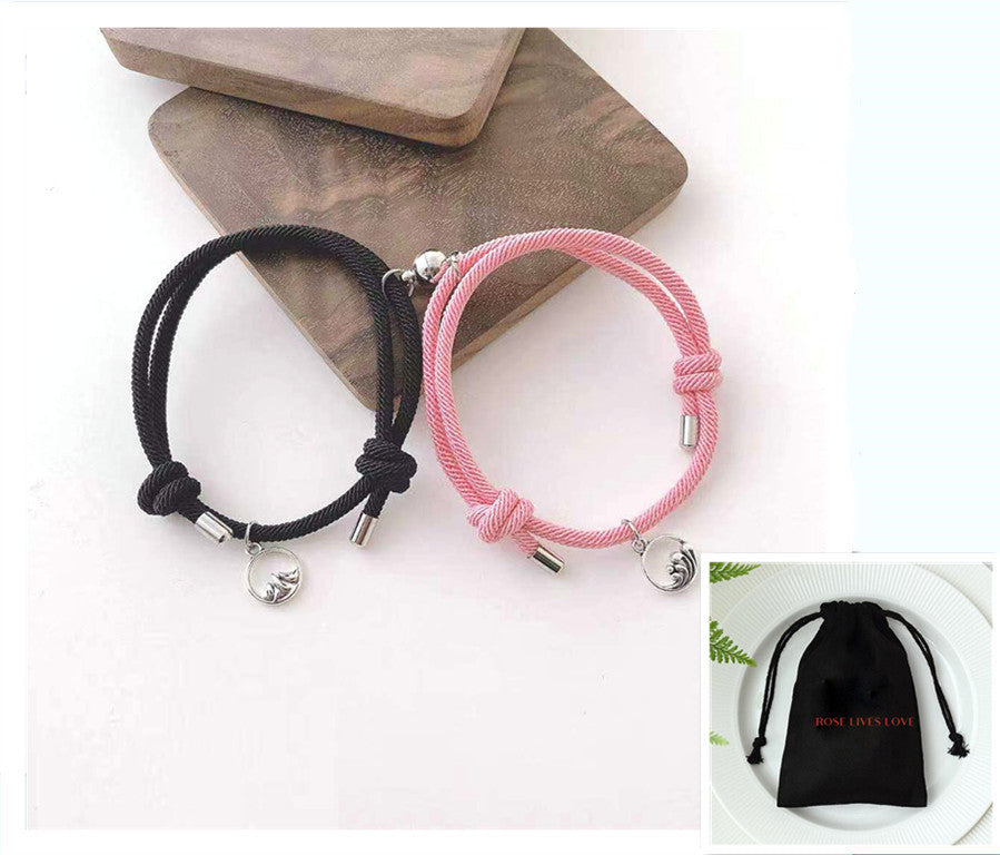 Brand Handwoven Ancient Silver Love Vows Bracelet Limited