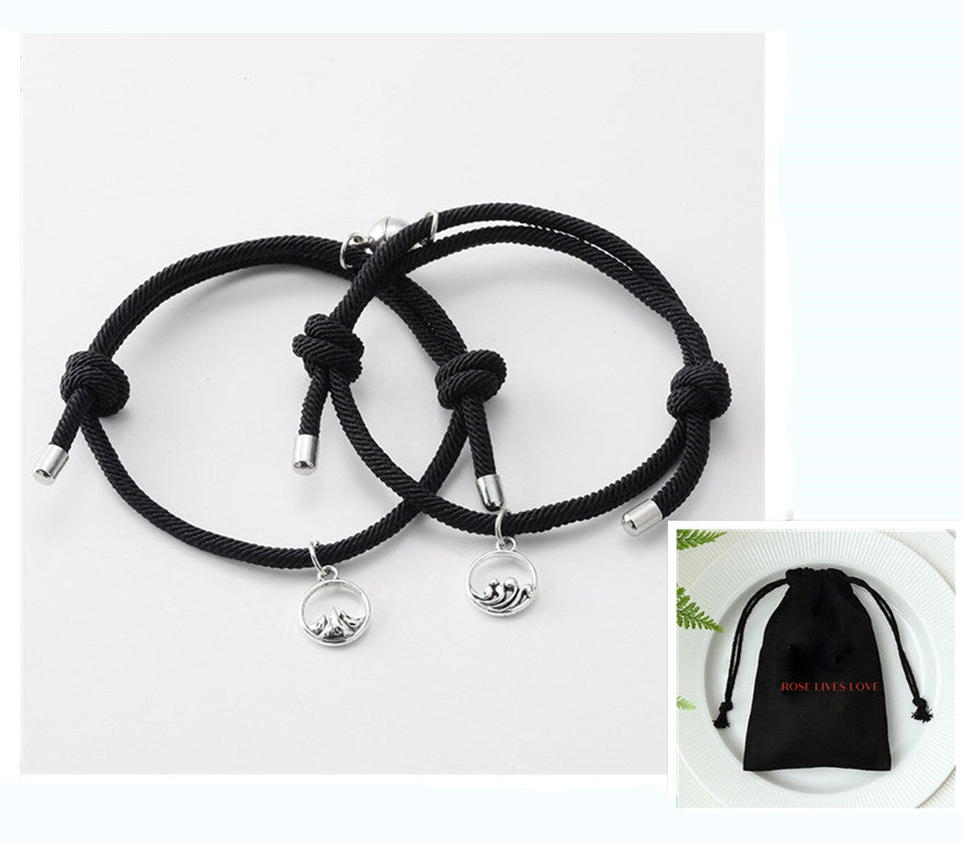 Brand Handwoven Ancient Silver Love Vows Bracelet Limited
