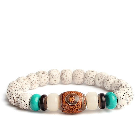 Bodhi Seed Root Bracelet Exclusive Single Circle Beads