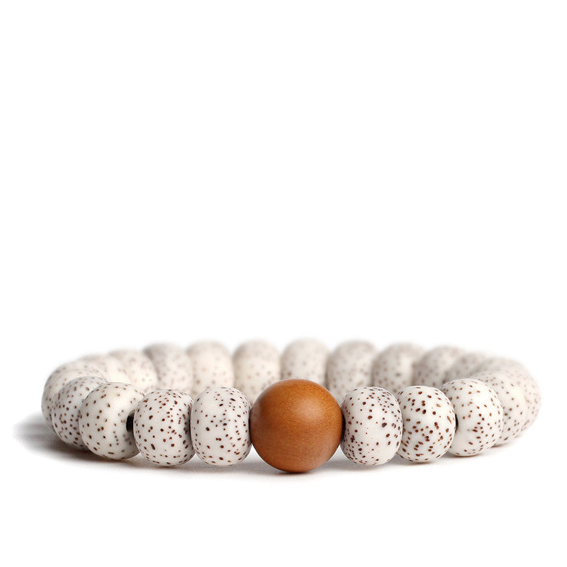 Bodhi Seed Root Bracelet Exclusive Single Circle Beads