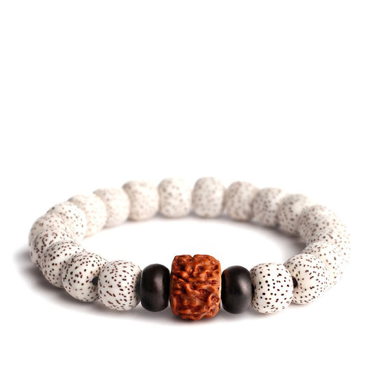 Bodhi Seed Root Bracelet Exclusive Single Circle Beads