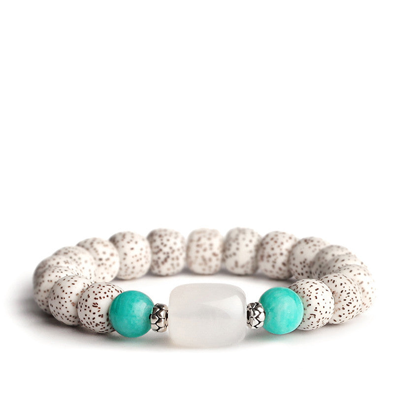 Bodhi Seed Root Bracelet Exclusive Single Circle Beads