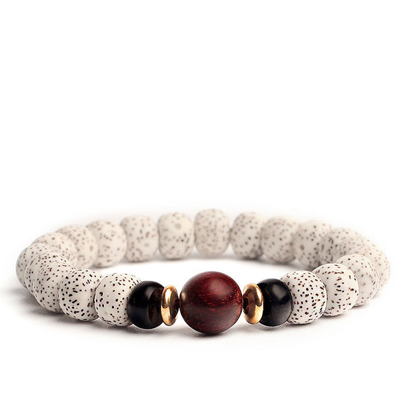 Bodhi Seed Root Bracelet Exclusive Single Circle Beads