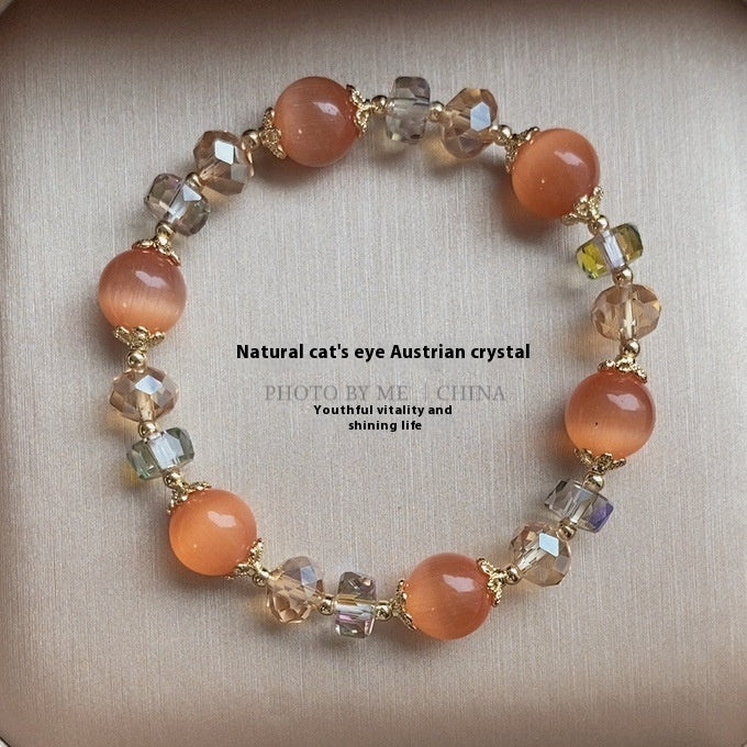 Fashion Ornament Natural White Opal Bracelet 10mm