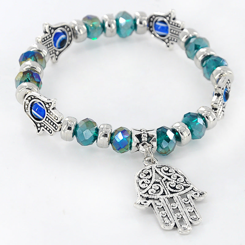 Devil's Eye Beaded Bracelet Alloy Gem Inlays Exclusive