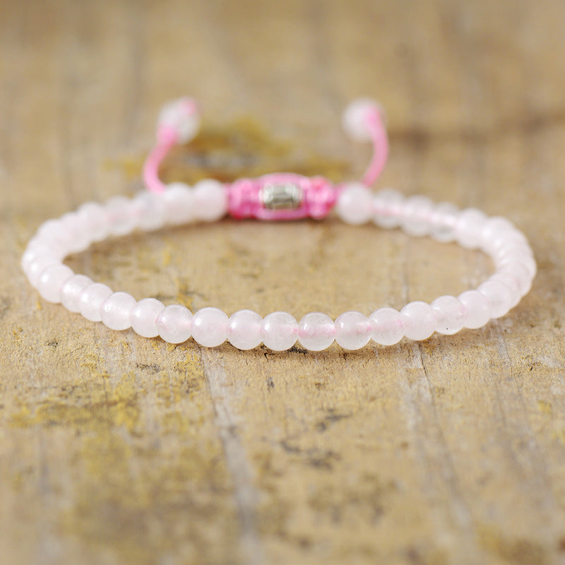 Tourmaline Beaded Bracelet with Heart Shape Unisex