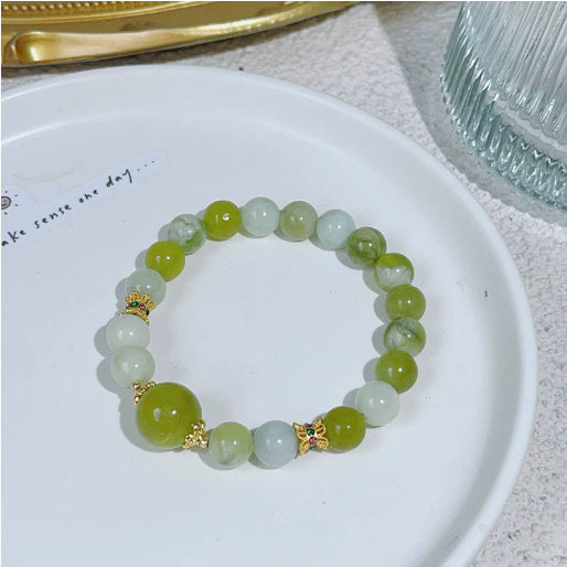 BrandName Natural Jade Bracelet Fortune Blessing Elite