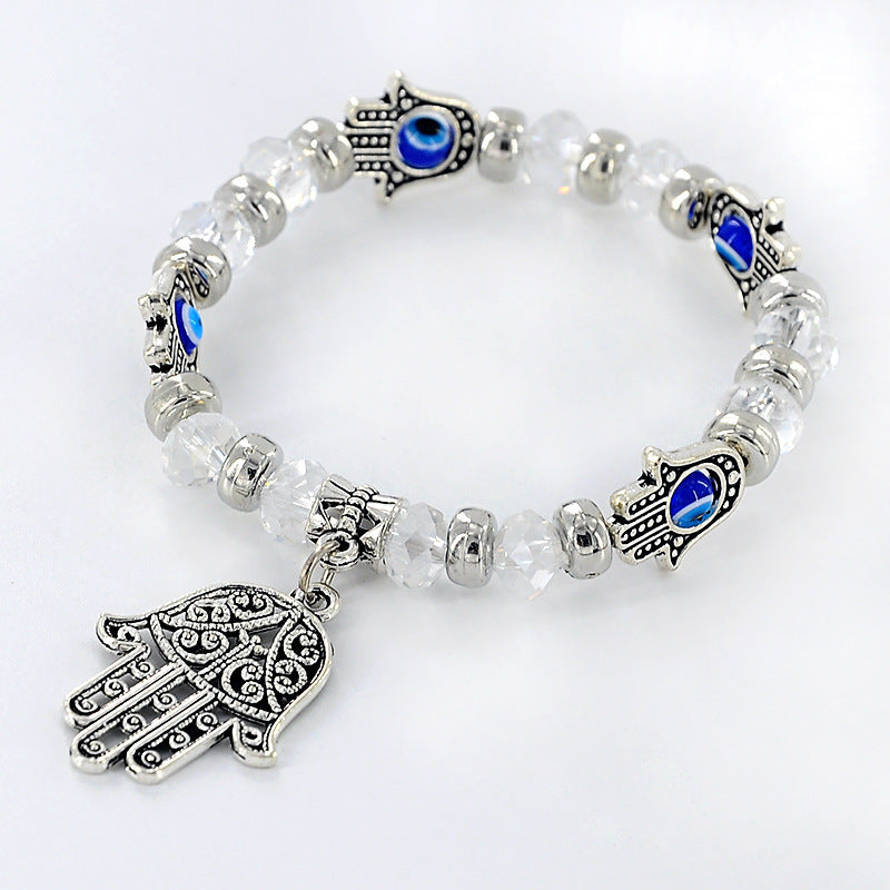 Devil's Eye Beaded Bracelet Alloy Gem Inlays Exclusive
