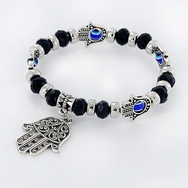 Devil's Eye Beaded Bracelet Alloy Gem Inlays Exclusive