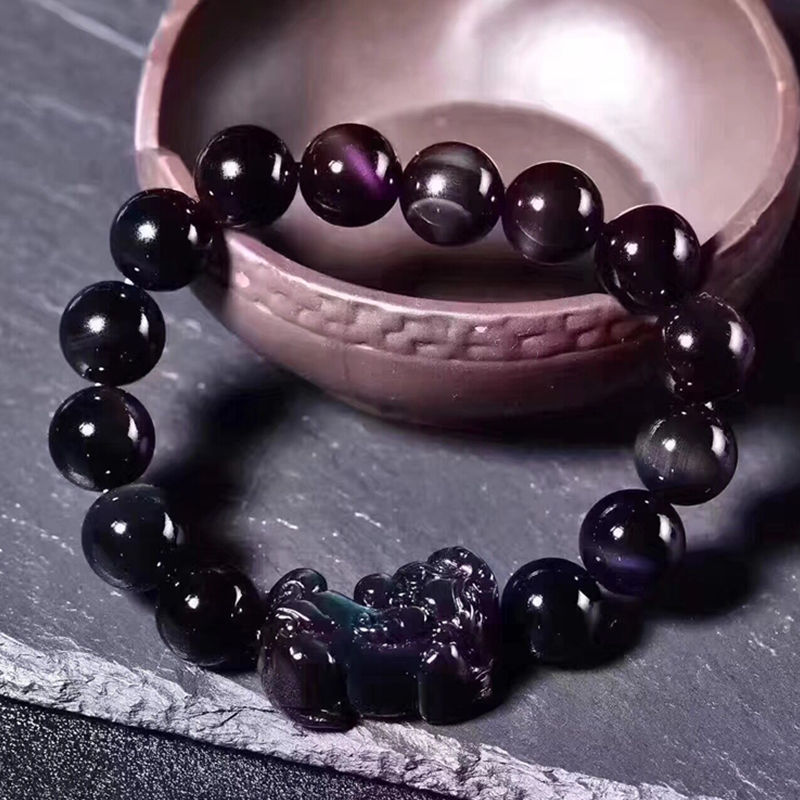 Obsidian Crystal Ice Bracelet Limited Edition Unisex
