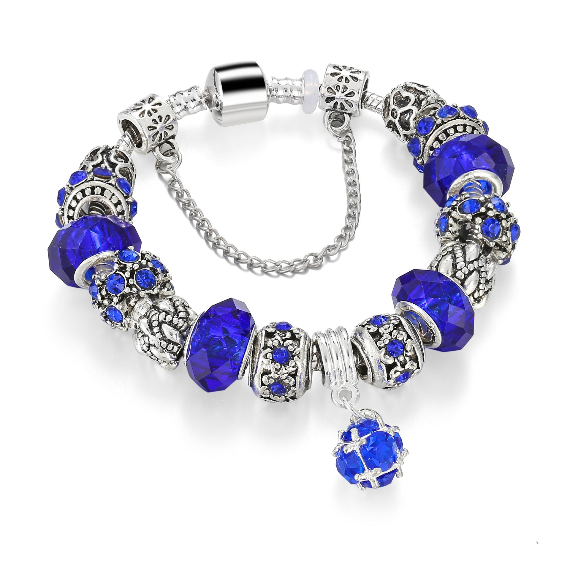 Premium Crystal Bead Bracelet Alloy Style for Women