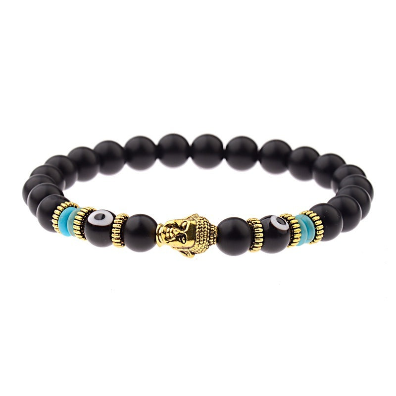 Buddha Head Tiger Stone Energy Bracelet Elite Edition
