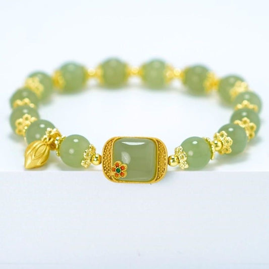 Premium Bracelet Cube Sugar Lotus Seedpod For Women
