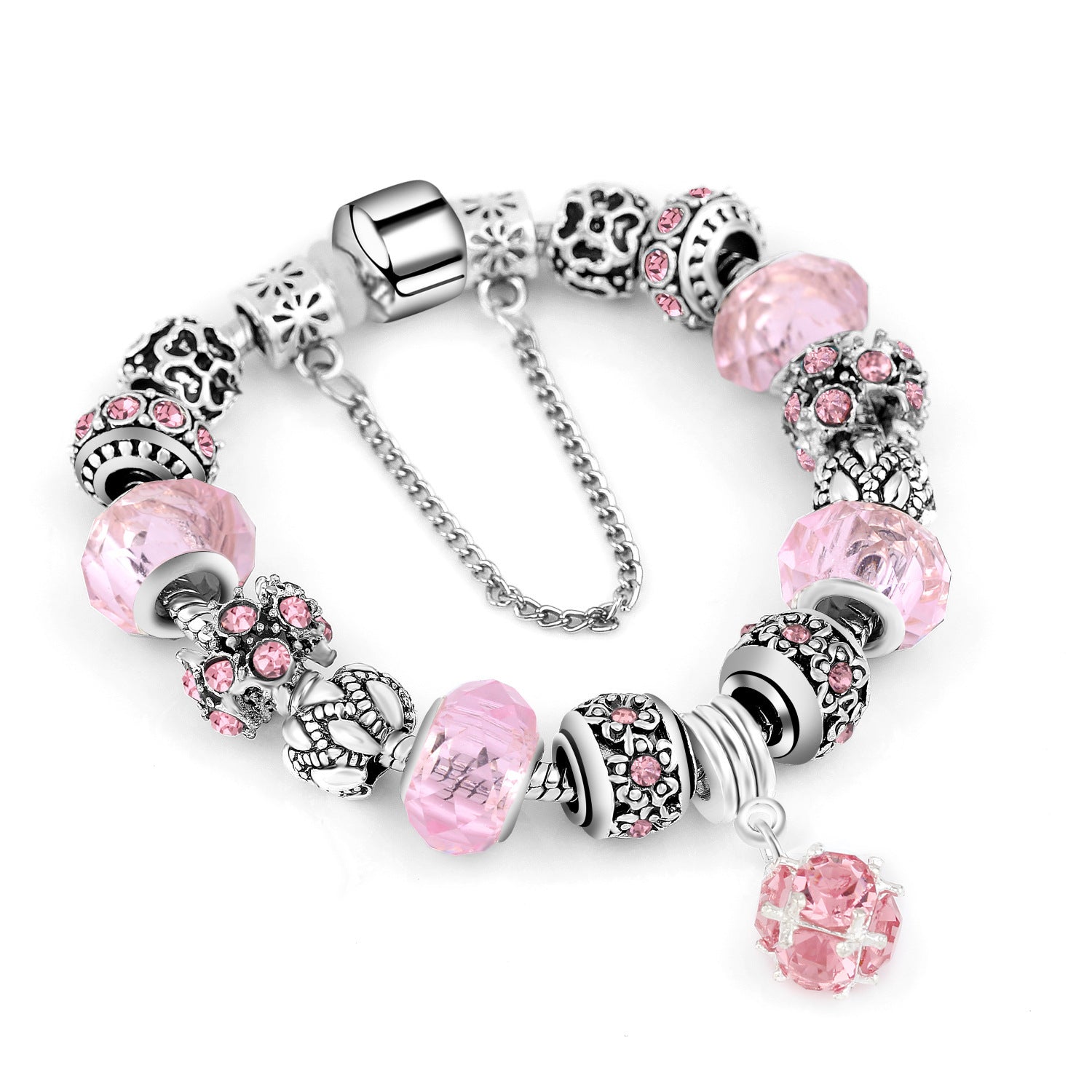 Premium Crystal Bead Bracelet Alloy Style for Women