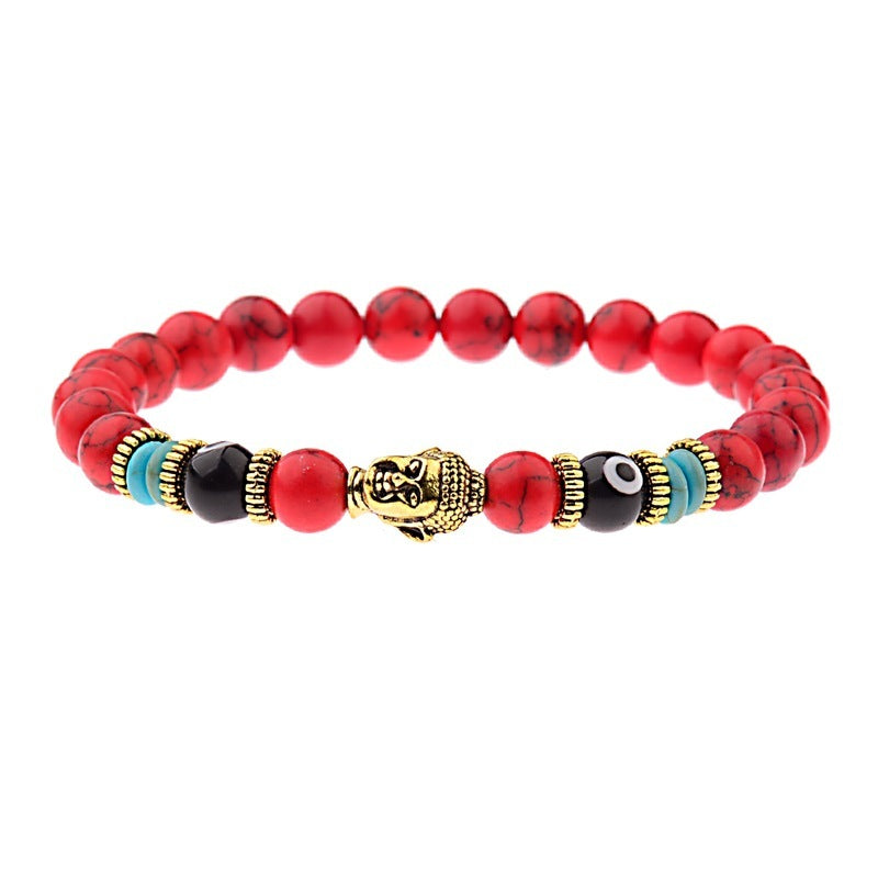 Buddha Head Tiger Stone Energy Bracelet Elite Edition