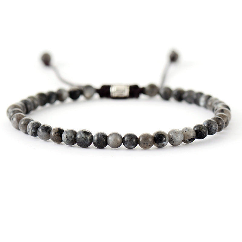 Tourmaline Beaded Bracelet with Heart Shape Unisex