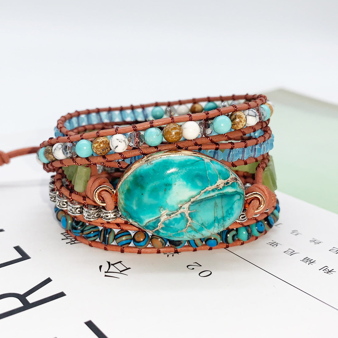 Signature Collection Layered Bead Bracelet Set Unisex
