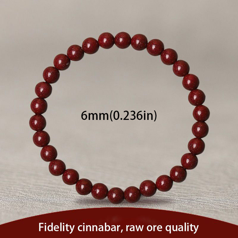 Brand Cinnabar Beads Bracelet Signature Edition Reserve