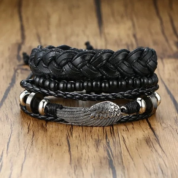 Brand Leather Woven Multi Layer Bracelet Elite Limited