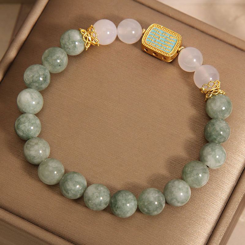 Emerald Crystal Bracelet Scriptures Collection Elite