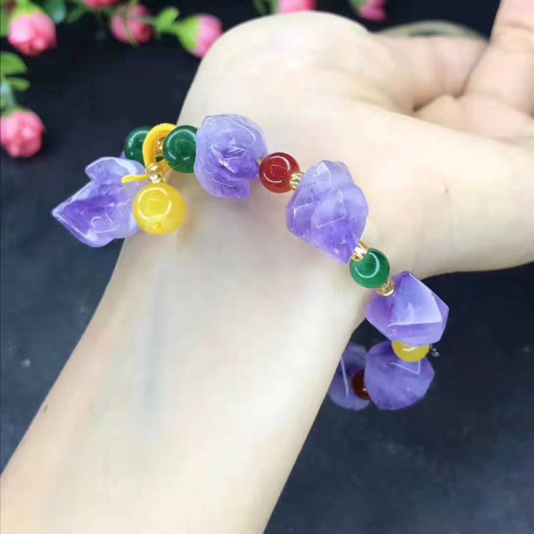 Our Brand Natural Amethyst Bracelet Exclusive Edition