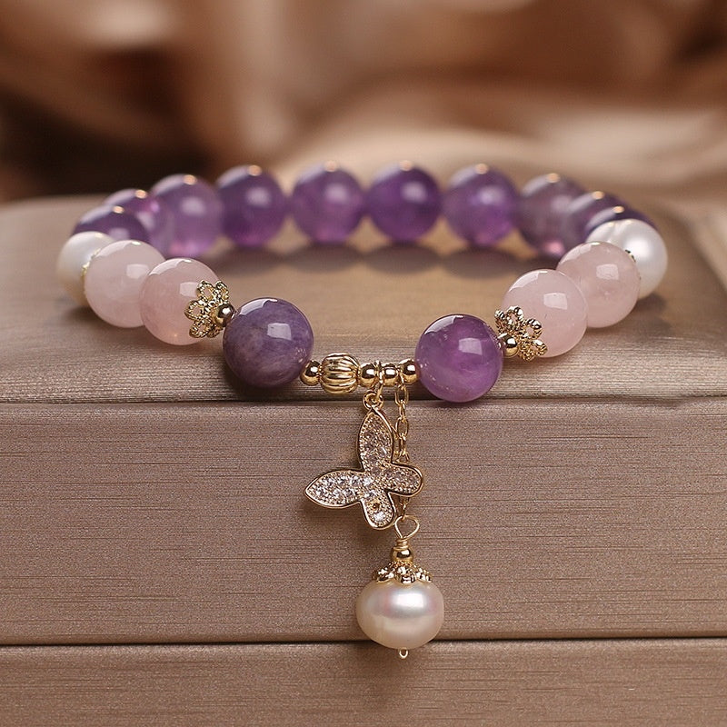 Ziqi Donglai Natural Amethyst Bracelet